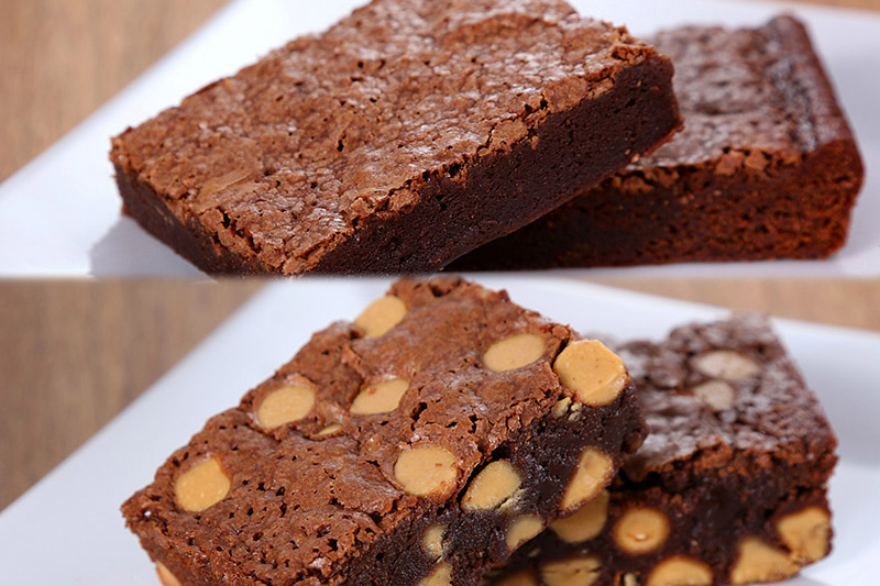 Protein and Peanut Butter Protein Brownies
